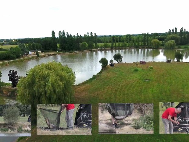 Etang Malvoisine, survol